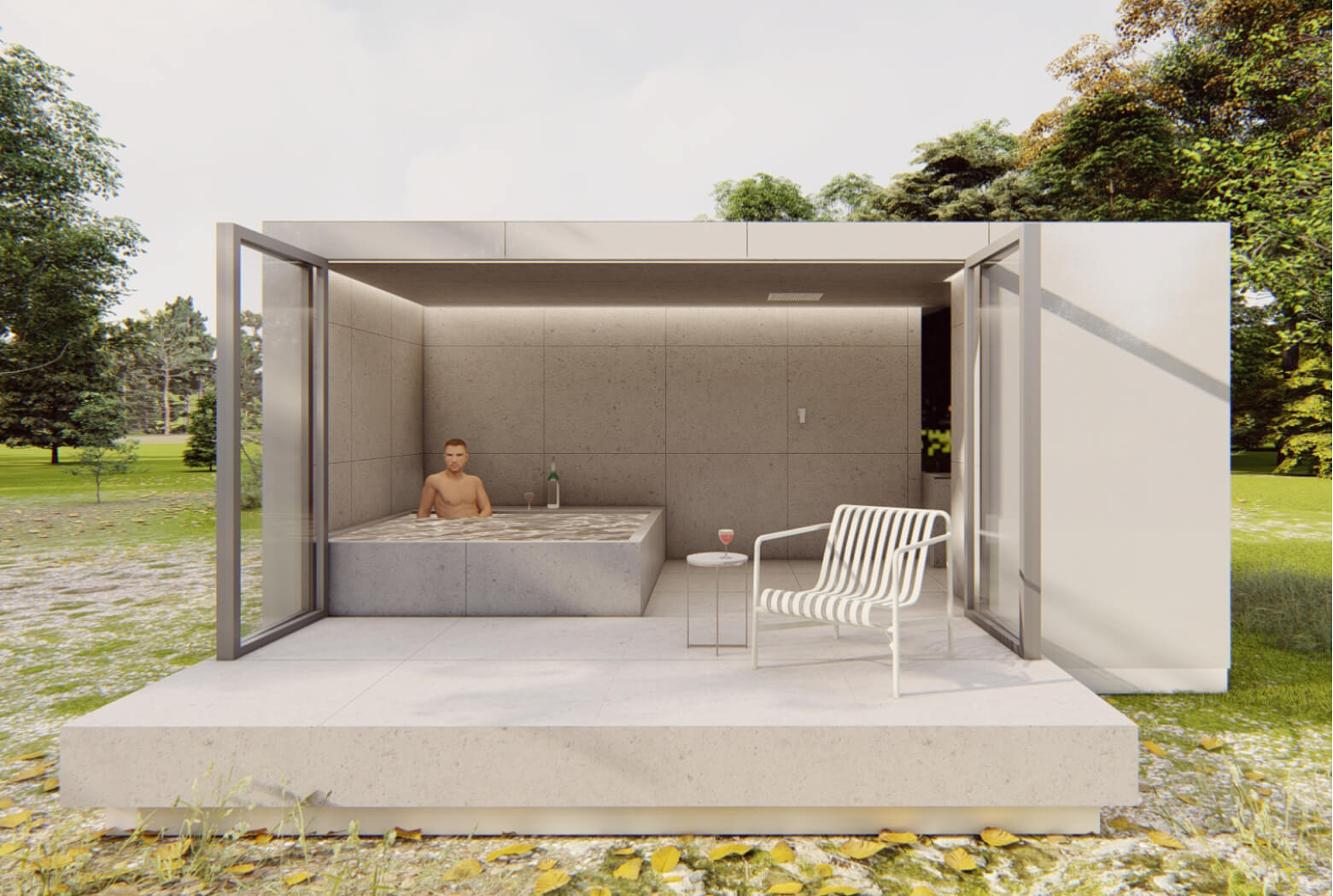 aestを浴室として使用した場合のイメージ画像